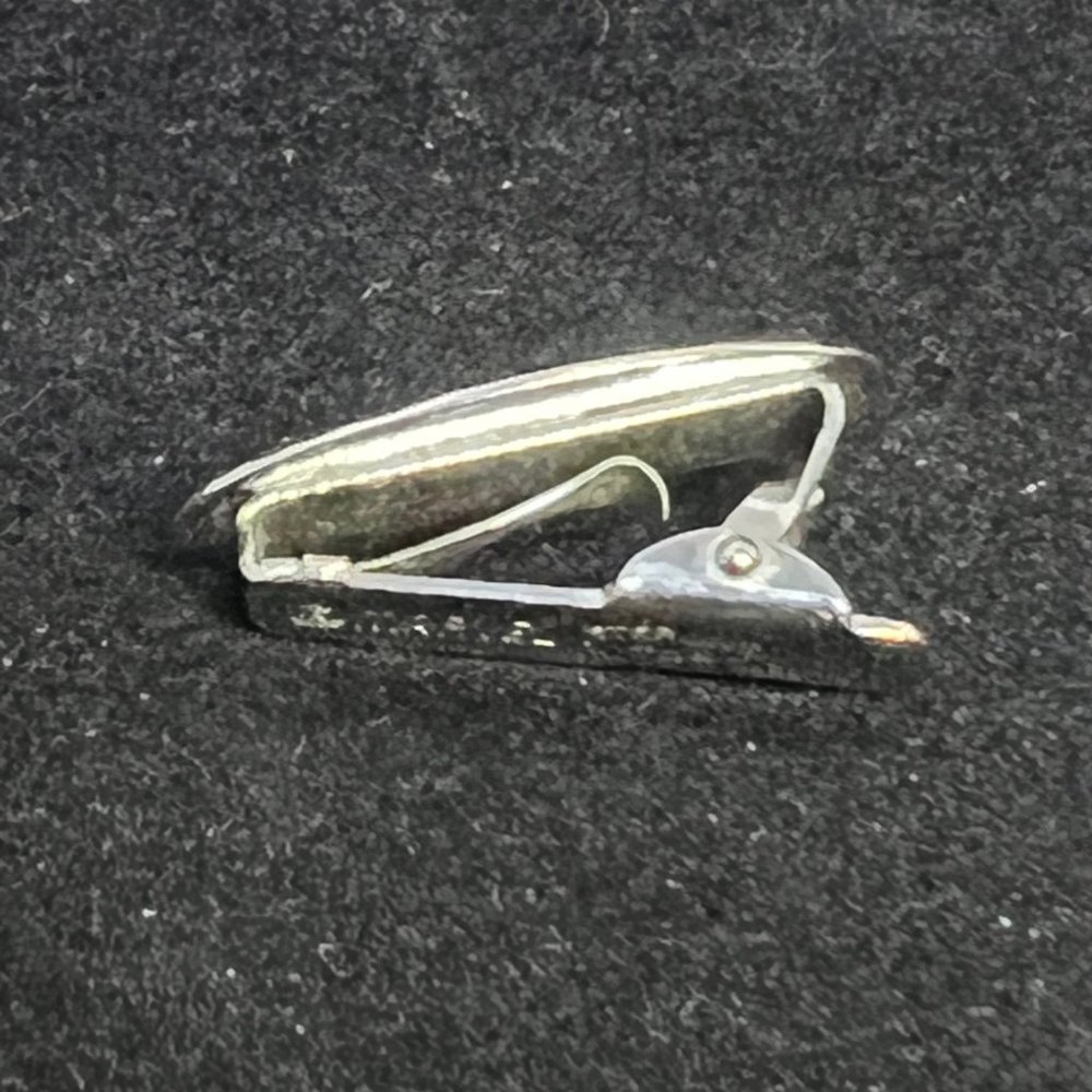 Vintage Marvel Sterling Silver Top Etched Clasp (2904) - Picture 4 of 5